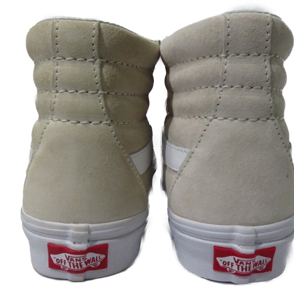 VANS SK8-Hi Reissue Pig Suede (Moonbeam / White) M - Picture 5 of 7